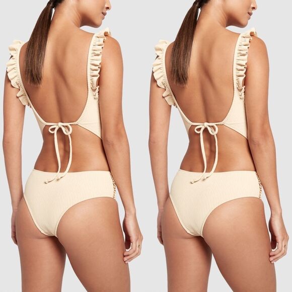 Free People x Made By Dawn Ruffle Petal One-Piece - Picture 8 of 13